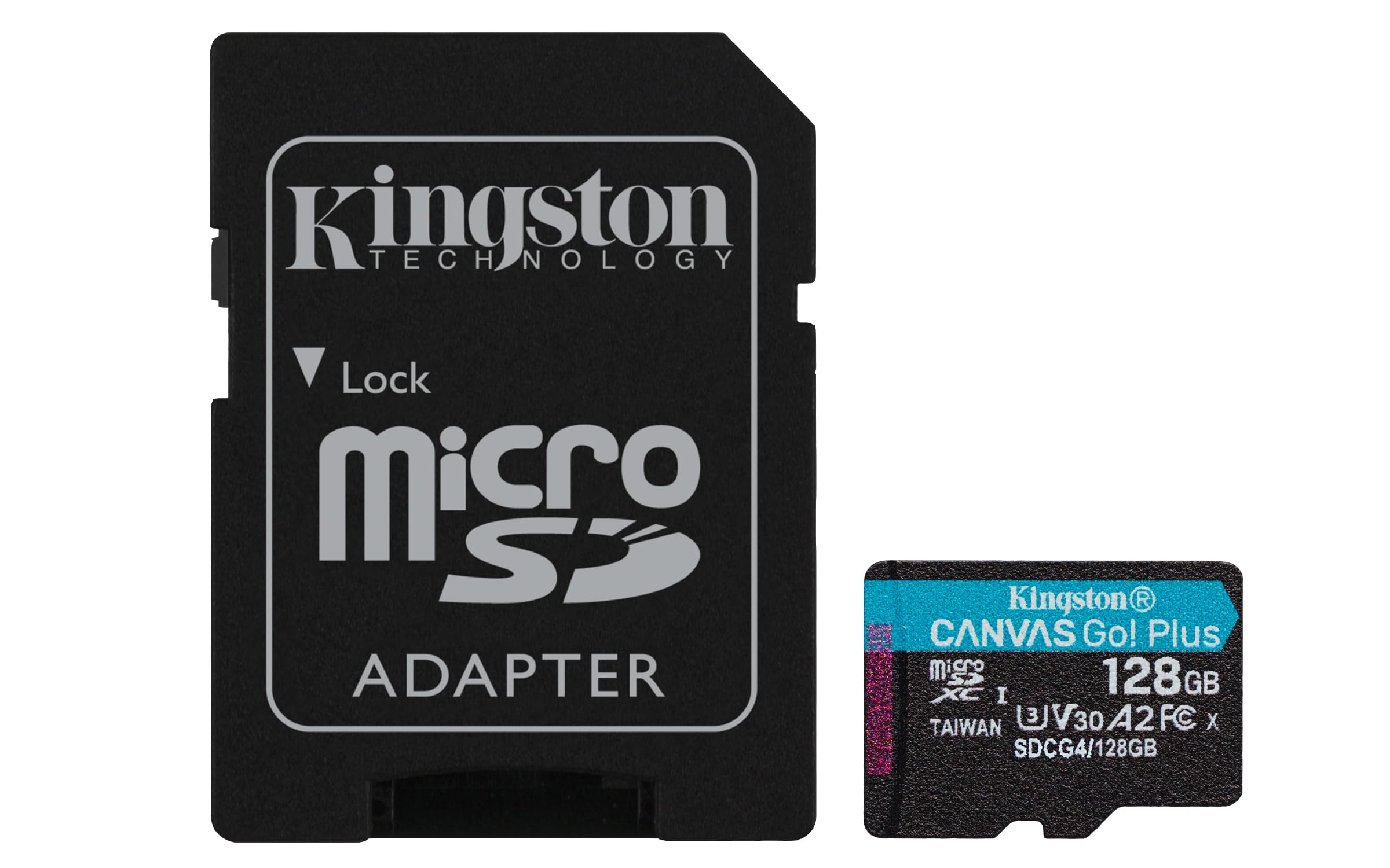 Kingston Canvas Go Plus microSDXC Card | UHS-I U3 V30 A2 | Up to 200MB/s