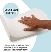 DMI Lumbar Support Pillow for Chair to Assist with Back Support with Removable Washable Cover to Ease Lower Back Pain