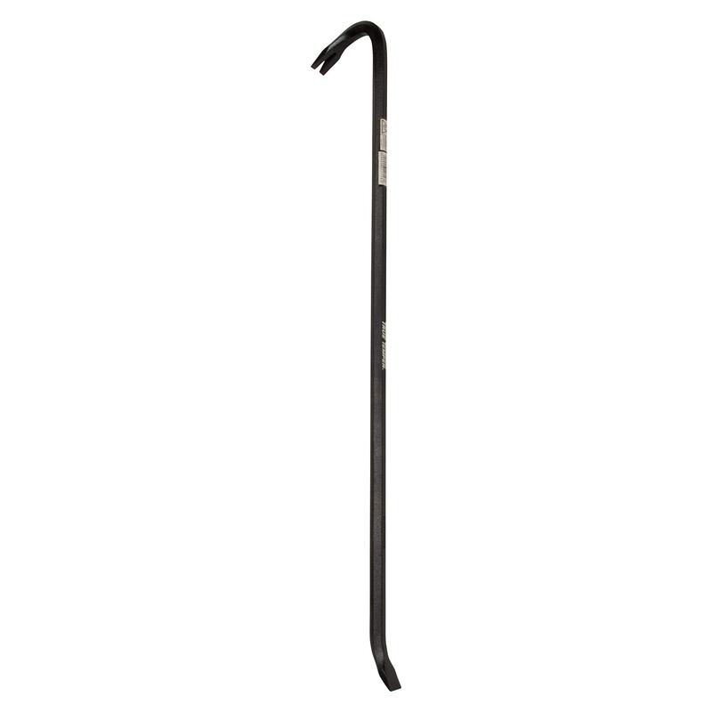 True Temper 1171600 Steel Gooseneck Wrecking Bar with Angled Chiseled End, 36-Inch