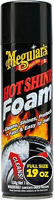 Meguiar's Hot Shine Tire Foam - High Goss Tire Shine That Cleans, Shines, and Protects in One, Deep