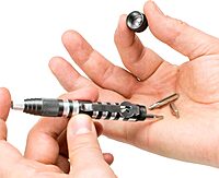 Kershaw TX-Tool (TXTOOL); 4.8 In. Single-Position Multifunction Magnetic Bit Driver; Includes T-6, T-8, T-10