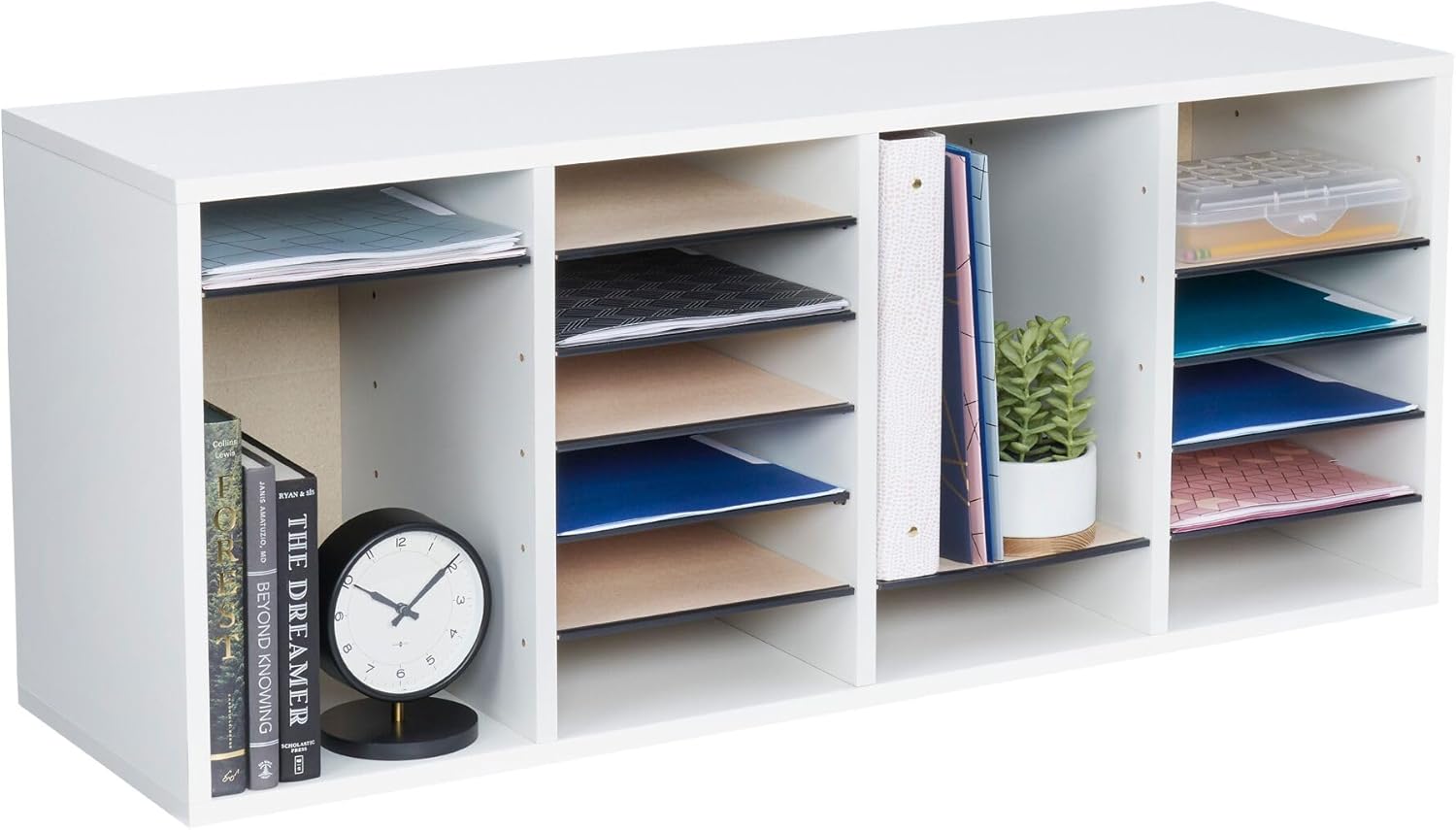 SAFCO Wood Adjustable Literature Organizer