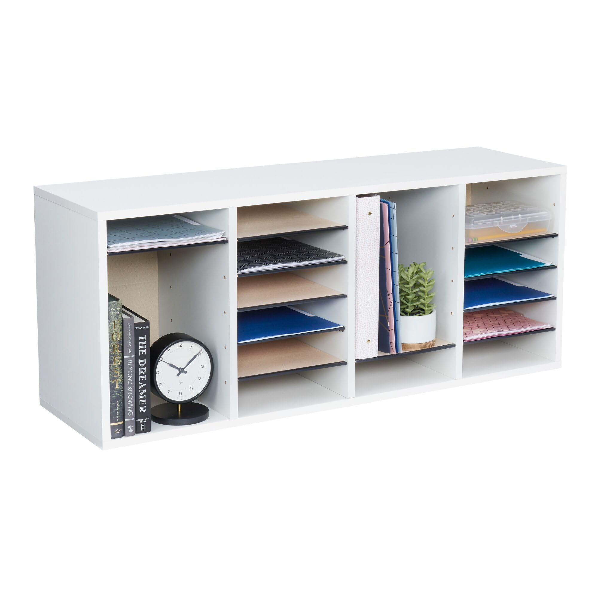 SAFCO Wood Adjustable Literature Organizer