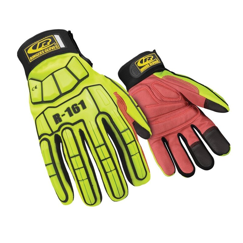 Ansell RINGERS R-161 Medium Duty Synthetic Leather Padded Impact Gloves