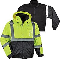Ergodyne GloWear 8381 Type-R Class 3 Performance 3-In-1 Bomber Jacket