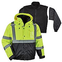 Ergodyne GloWear 8381 Type-R Class 3 Performance 3-In-1 Bomber Jacket