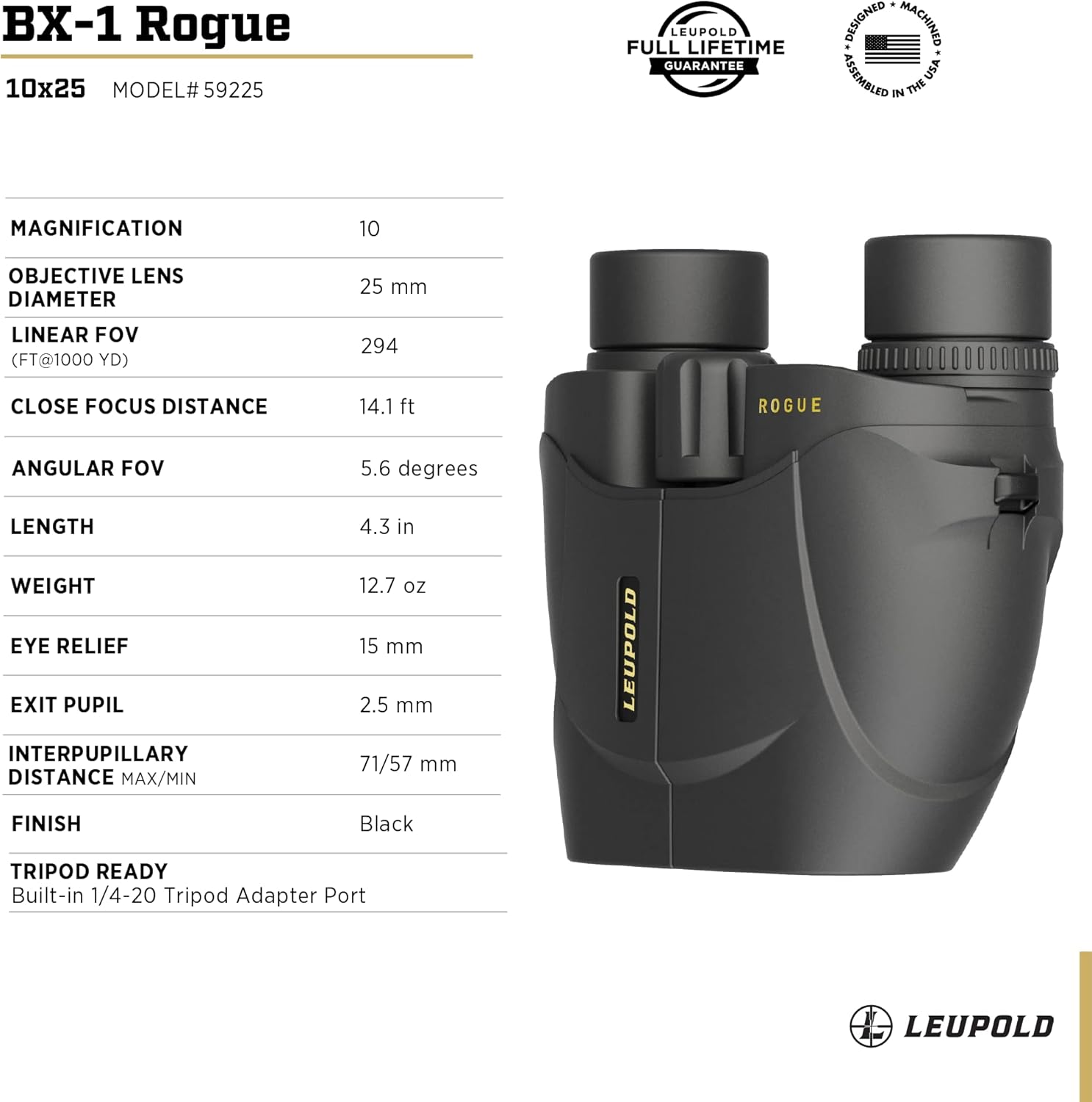 Leupold BX-1 Rogue Binoculars