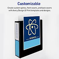 Avery Heavy-Duty View 3 Ring Binder with One-Touch EZD D-Rings and DuraHinge/DuraEdge