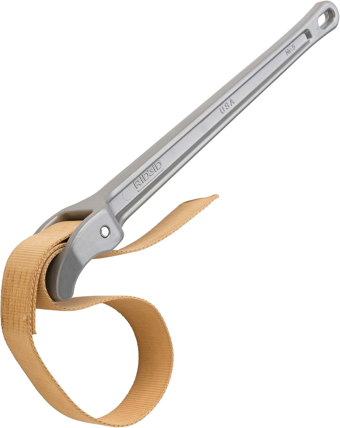 RIDGID 5-Inch 31360 and 2-Inch 31350 Capacity Adjustable Strap Wrenches Bundle Wrench + Strap Wrench