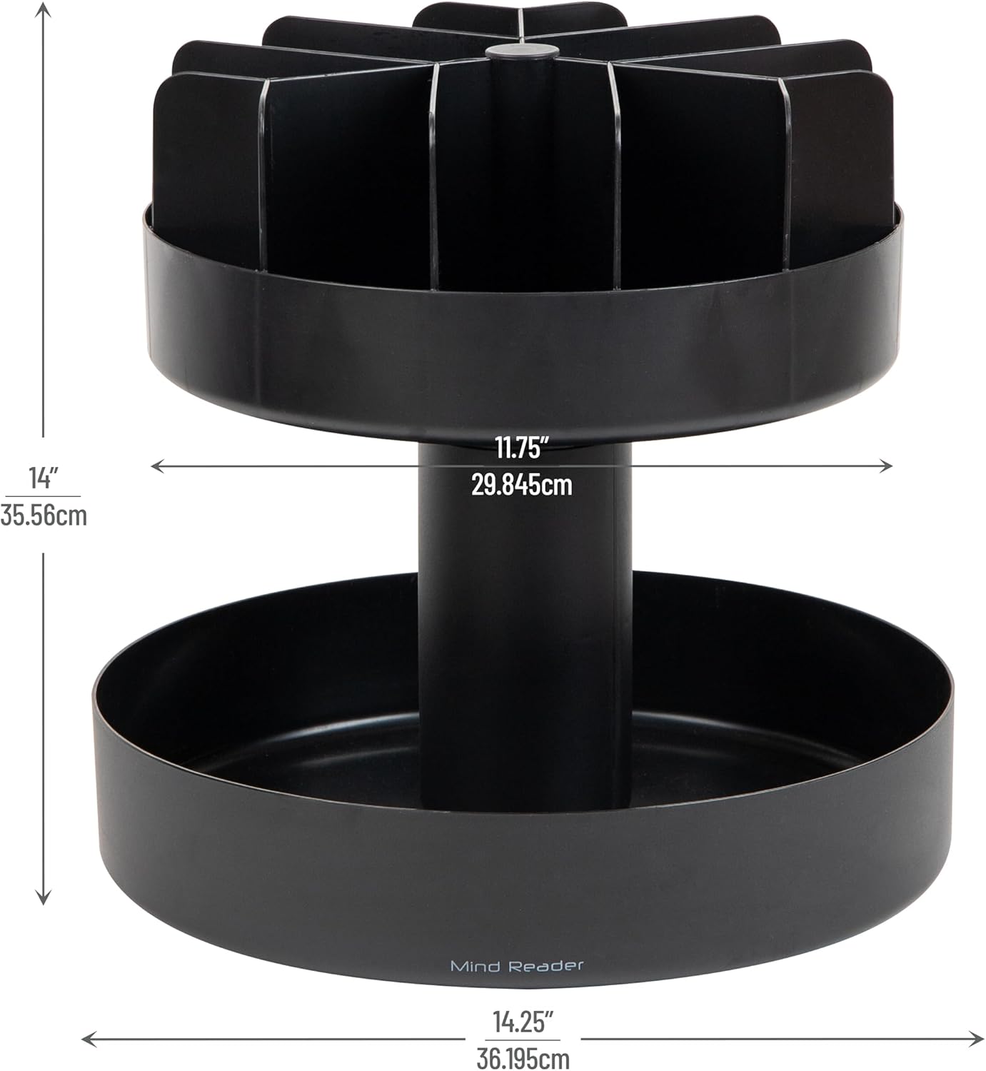 Mind Reader Rotating Snack Carousel Countertop Organizer