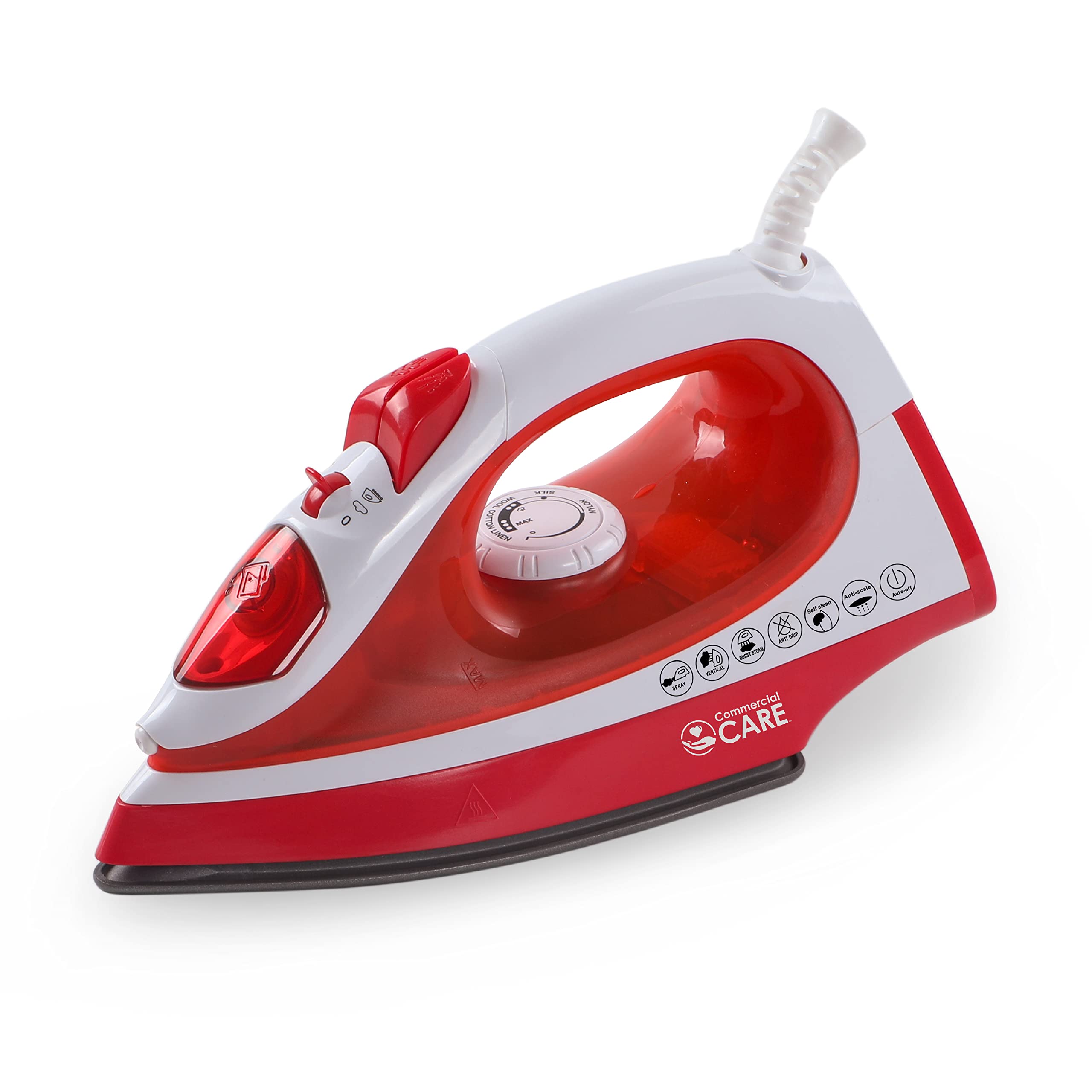 COMMERCIAL CARE 1200W Portable Steam Iron