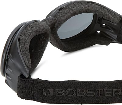 Bobster Cruiser 2 Goggles, Black Frame/3 Lenses (Smoked, Amber and Clear)