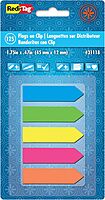 Redi-Tag 5-Color Arrow Flags in Handy Clip-On Holder, 125 Flags per Pack