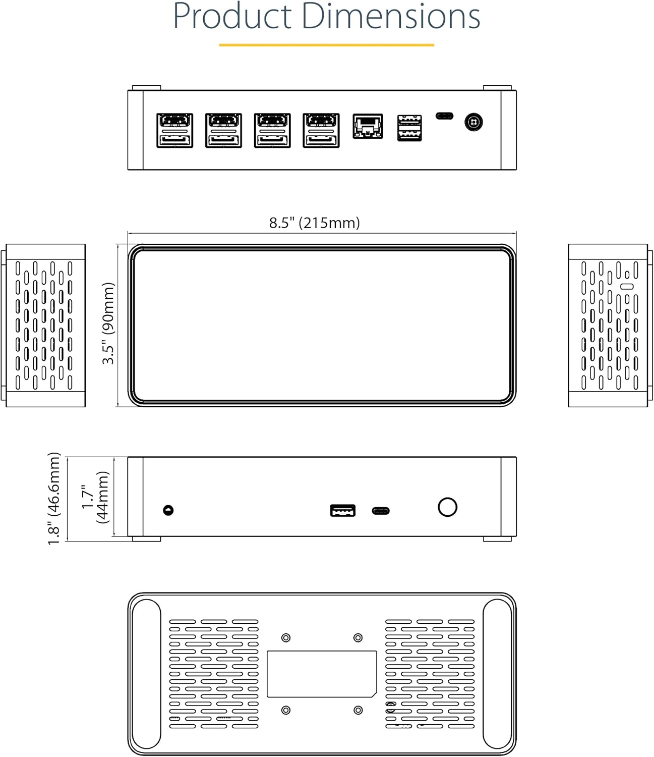 StarTech.com Universal USB-C and Thunderbolt Docking Station