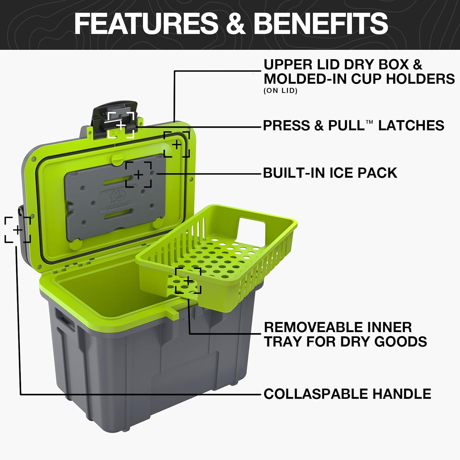 PELICAN Insulated Personal Cooler
