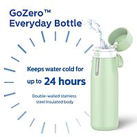 PHILIPS GoZero Everyday Insulated Stainless-Steel Water Bottle With Filter