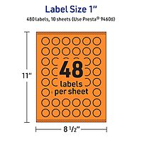 Avery Printable Starburst Labels, Sure Feed, Print-to-the-Edge