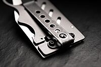 BOKER Plus 01BO010 Credit Card Knife with 2-1/4 in. Straight Edge Blade, Black