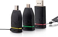 C2G Retractable Universal Mount 4K HDMI® Adapter Ring with Color Coded Mini DisplayPort™, DisplayPort, and USB-C®