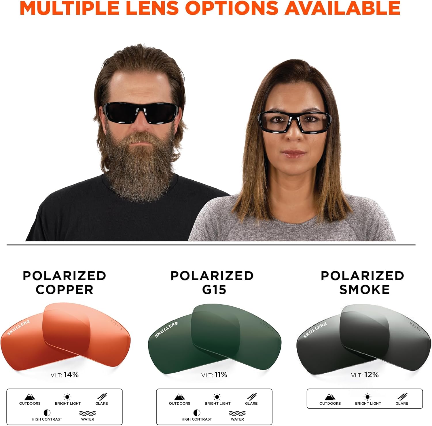 ERGODYNE Skullerz Odin Polarized Safety Sunglasses