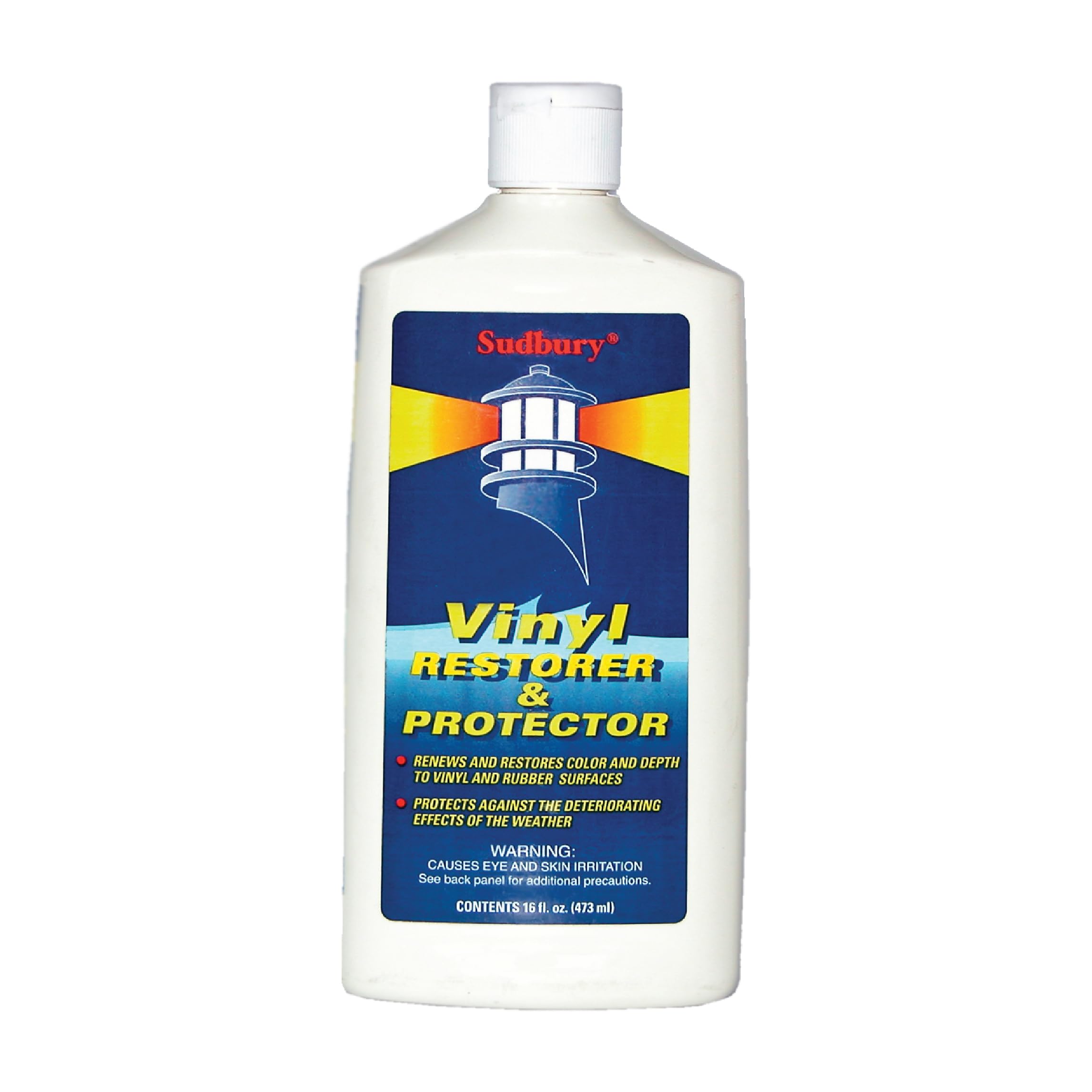Sudbury Vinyl Restorer and Protector, Boat Vinyl Cleaner, Marine Vinyl Restorer, Essential Boat Accessories, 16 oz.