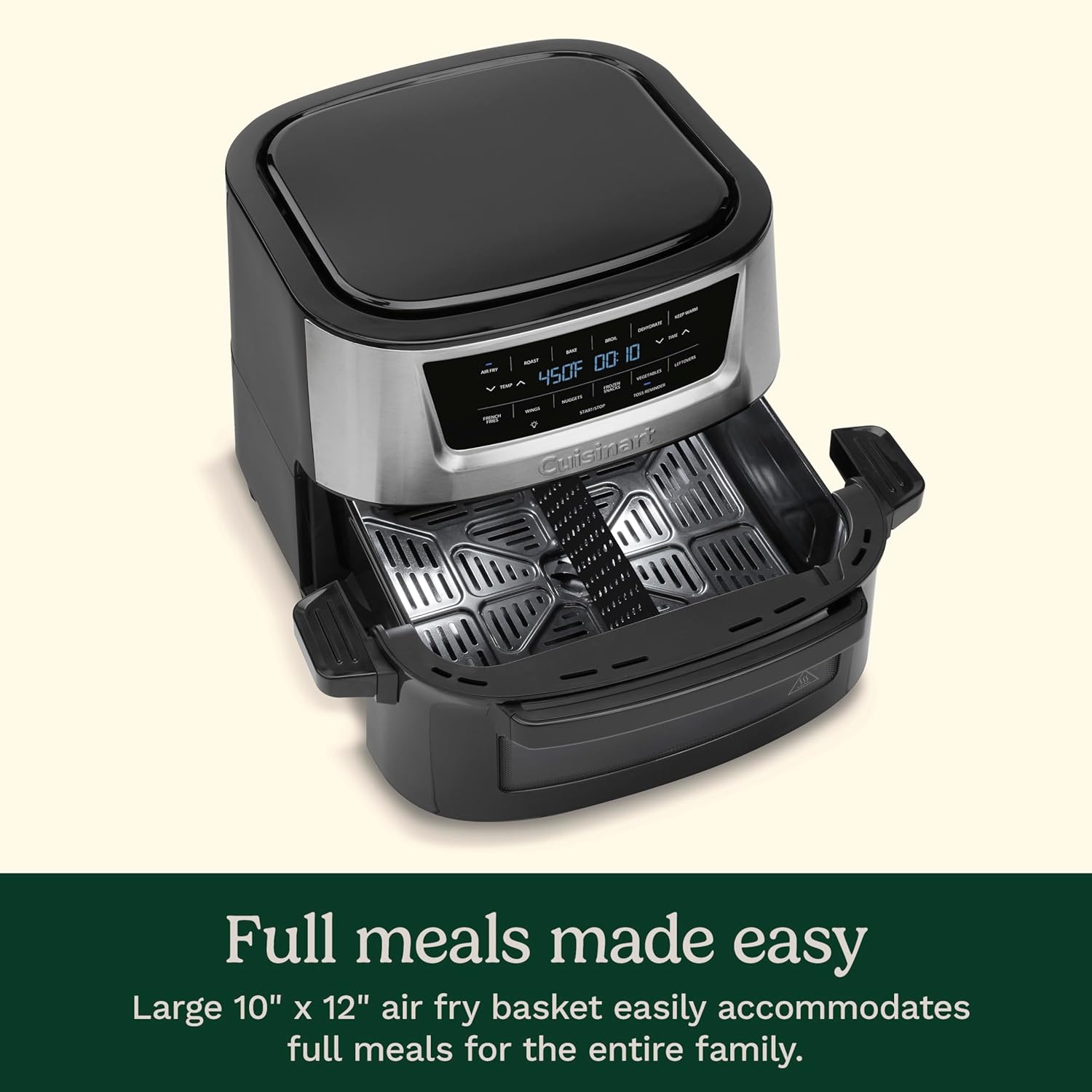 Cuisinart Air Fryer Basket with Window and Presets