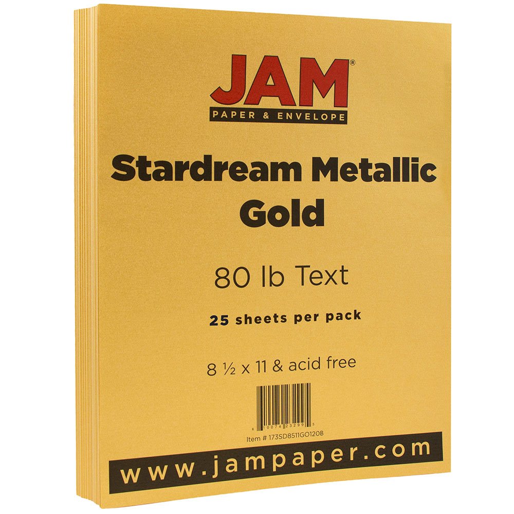 JAM PAPER Stardream Metallic Cardstock