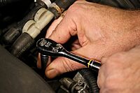 GEARWRENCH 1/4" Drive Teardrop Ratchet 5", 90 Tooth, 81011T 90-Tooth Full Polish