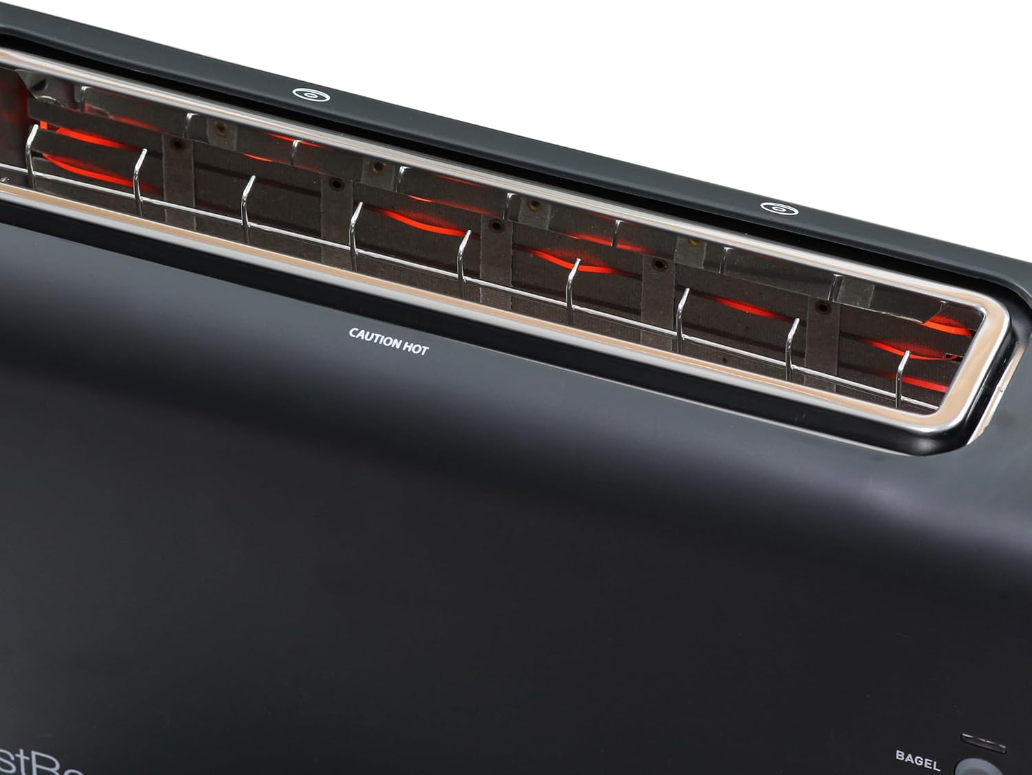 West Bend QuikServe Toaster, 2-Slice Wide-Slot Slide-Through Bread Toaster with Bagel and Gluten-Free Settings