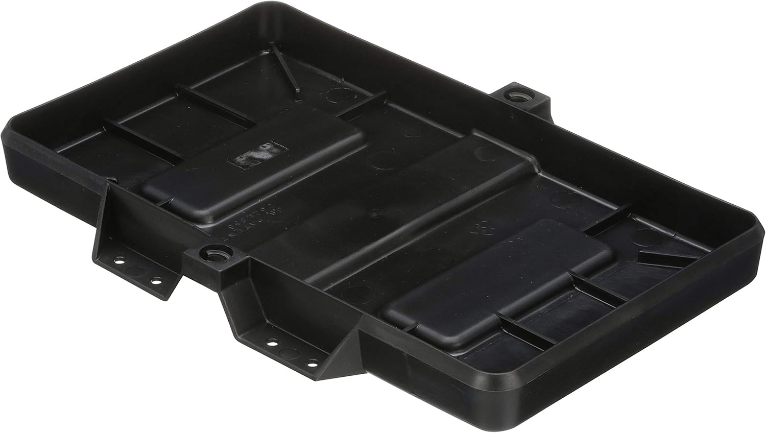Attwood 9098-5 Heavy-Duty Adjustable Battery Tray, Adjustable to 9.5 Inches Tall, for 27 Series Batteries, Black Plastic