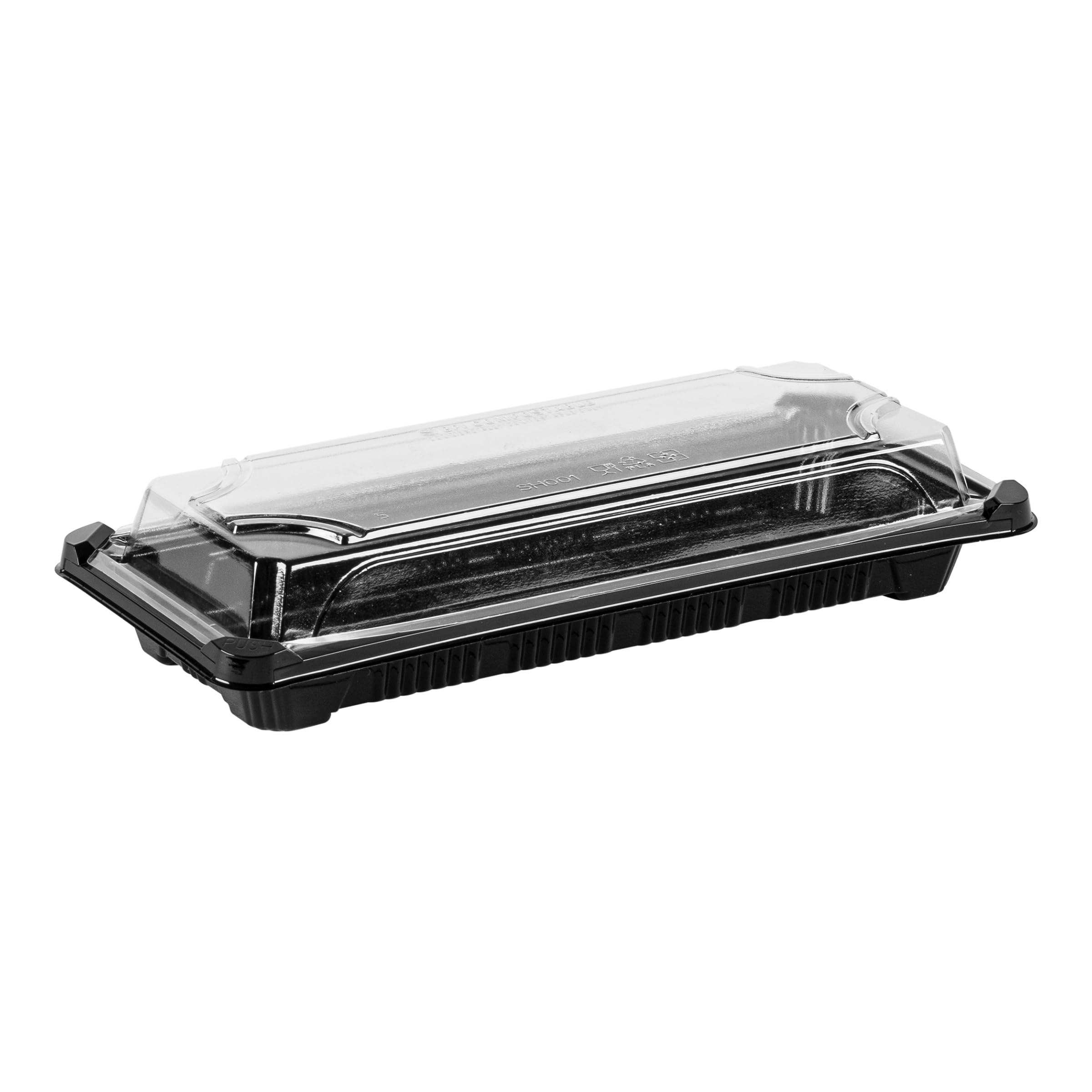 STALKMARKET Jaya 100% Compostable PLA Take-Out Tray with Clear Lid