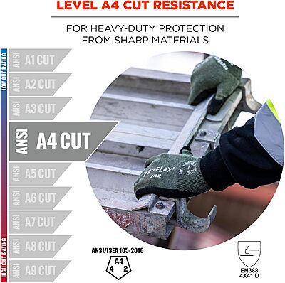 Ergodyne ProFlex 7042 Nitrile Coated Cut-Resistant Gloves