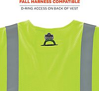 ERGODYNE GloWear 8356FRHL Class 3 Flame-Resistant High-Visibility Safety Vest