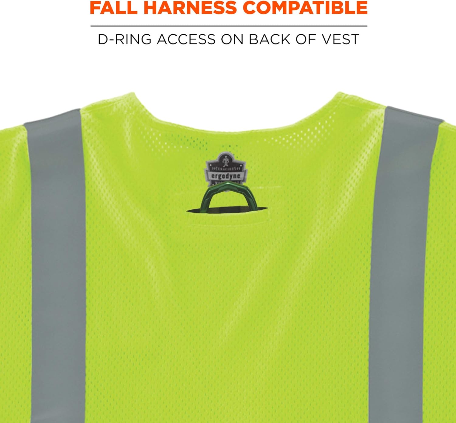 ERGODYNE GloWear 8356FRHL Class 3 Flame-Resistant High-Visibility Safety Vest