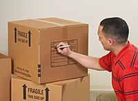 Aviditi Single-Wall Deluxe Corrugated Packing Box, 24" L x 24" W x 24" H, Kraft, Bundle of 10 (242424DPB) Deluxe Packing