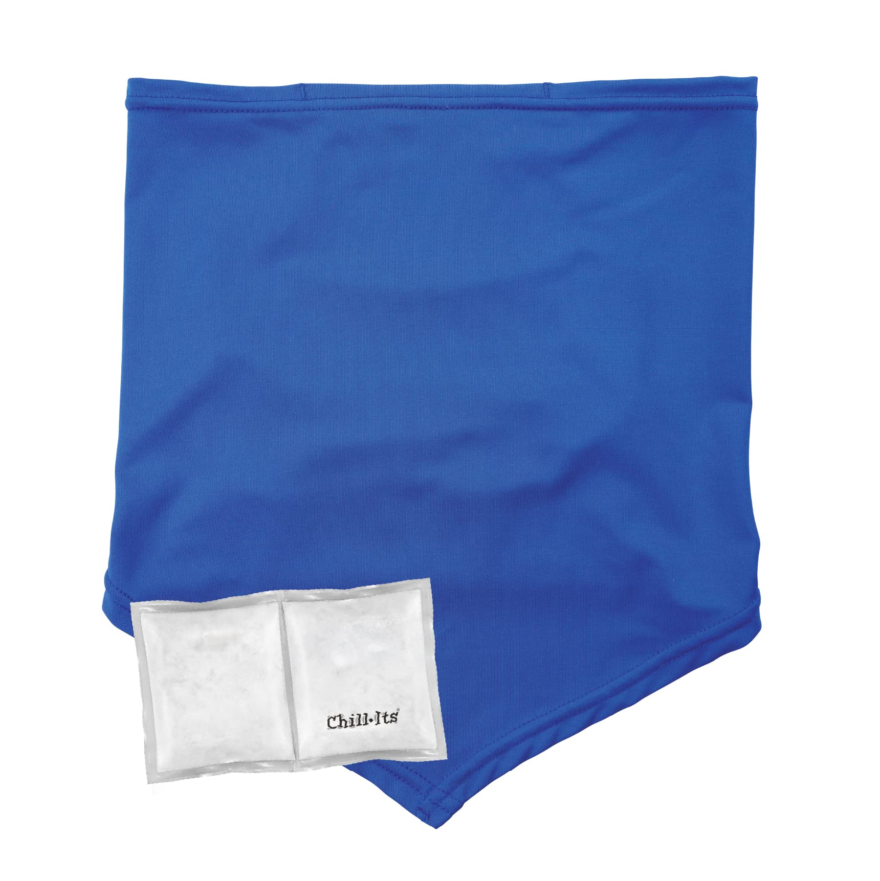 Ergodyne Chill-Its Cooling Neck Gaiter Bandana with Back-of-Neck Pocket, UPF 50+