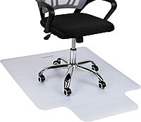MIND READER Office Chair Mat, PVC Under Desk Floor Protector
