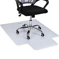 MIND READER Office Chair Mat, PVC Under Desk Floor Protector