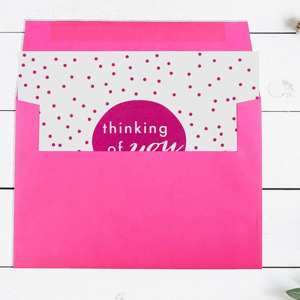 JAM PAPER Colored Envelopes - Ultra Fuchsia Hot Pink