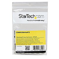 StarTech.com Mounting PC Case Fan Screws - 50 Pack - Screw - Phillips - Silver - 50 / Pack - TAA Compliant