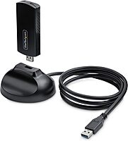 StarTech.com Wi-Fi 6E USB Adapter/Dongle, for Desktop/Laptop PC, Wireless NIC w/Foldable Antenna, WiFi 2.4/5/6GHz Network