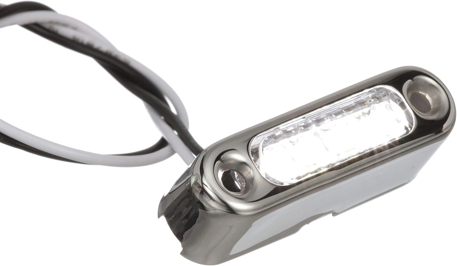 Attwood 6350W7 LED Micro Lights, Stainless Steel Bezel, Vertical Mount, White Light, .66-Watt Draw at 12 Volts DC