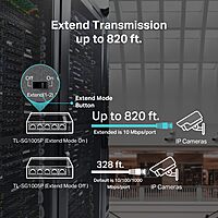 TP-Link TL-SG1005P, 5 Port Gigabit PoE Switch, 4 PoE+ Ports @65W, Desktop, Fanless