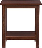 Linon Home Dcor Linon Home Decor Titian End Table, 20"w x 17.72"d x 22.01"h, Antique Tobacco