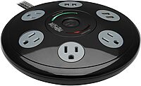 Tripp Lite Conference Surge Protector 4 5-15R 4 USB-A Ports 6ft Cord Black (TLP406USBUFO)