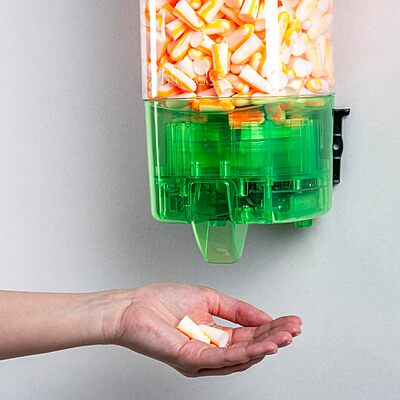 Moldex Softies® TouchFree EcoStation® Uncorded Disposable Foam Earplug Dispenser 6831, NRR 33dB