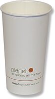 Stalkmarket Planet+ 20-Ounce PLA Laminated Compostable Hot Cups, 500-Count Case