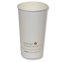 Stalkmarket Planet+ 20-Ounce PLA Laminated Compostable Hot Cups, 500-Count Case