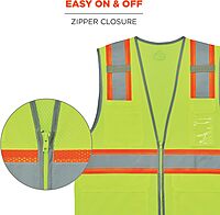 Ergodyne GloWear 8246Z Two-Tone Mesh High-Visibility Safety Vest
