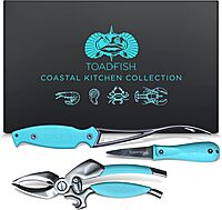 Toadfish Coastal Kitchen Collection - Includes Crab Cracker, Shrimp Deveiner, and Oyster Knife Outfitters